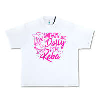 White Reba Mcentire Diva Like Dolly Rebel Like Reba Urban Heavy Tee - linhVisuals