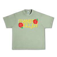 Oil Green feminist killjoy retro women woman Urban Heavy Tee - linhVisuals