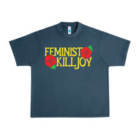 Midnight Navy feminist killjoy retro women woman Urban Heavy Tee - linhVisuals