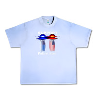 Grape Ice support our police & fire departments   1st responders premium Urban Heavy Tee - linhVisuals