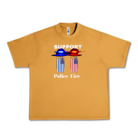 Peanut Butter support our police & fire departments   1st responders premium Urban Heavy Tee - linhVisuals