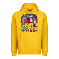 Lemon land of the free caravan gnomies Premium Hoodie - BarkalooDesign