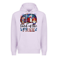 Lilac land of the free caravan gnomies Premium Hoodie - BarkalooDesign