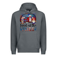 Rock land of the free caravan gnomies Premium Hoodie - BarkalooDesign