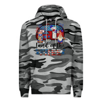 Slate Camo land of the free caravan gnomies Premium Hoodie - BarkalooDesign