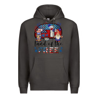 Smoke land of the free caravan gnomies Premium Hoodie - BarkalooDesign