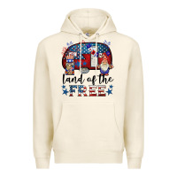 Tofu land of the free caravan gnomies Premium Hoodie - BarkalooDesign
