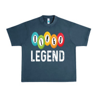 Midnight Navy funny bingo legend bingo balls game Urban Heavy Tee - linhVisuals