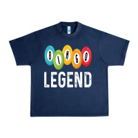 Navy funny bingo legend bingo balls game Urban Heavy Tee - linhVisuals