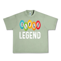Oil Green funny bingo legend bingo balls game Urban Heavy Tee - linhVisuals