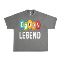 Funny Bingo Legend Bingo Balls Game Urban Heavy Tee | Teevron