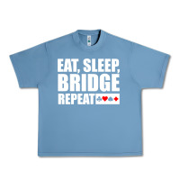 Pebble Blue funny bridge card game lover bridge Urban Heavy Tee - linhVisuals