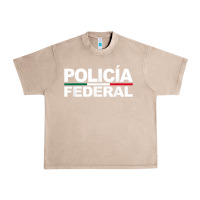 French Oak mexico policia federal mexican police law enforcement Urban Heavy Tee - linhVisuals