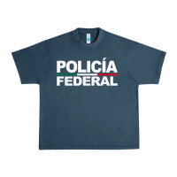 Midnight Navy mexico policia federal mexican police law enforcement Urban Heavy Tee - linhVisuals