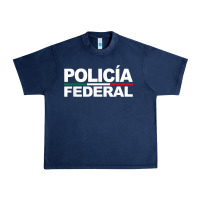 Navy mexico policia federal mexican police law enforcement Urban Heavy Tee - linhVisuals