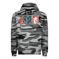Slate Camo Peace Love Goats Premium Hoodie - Jasminsmagicworld