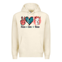 Tofu Peace Love Goats Premium Hoodie - Jasminsmagicworld