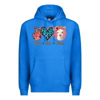 True Royal Peace Love Goats Premium Hoodie - Jasminsmagicworld
