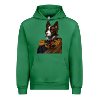 Emerald Pet Portraits, Custom Pet Portraits, Renaissance Pet Portraits, Urban Hoodie - RanaPortraitStore