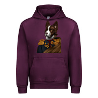 Mauve Wine Pet Portraits, Custom Pet Portraits, Renaissance Pet Portraits, Urban Hoodie - RanaPortraitStore