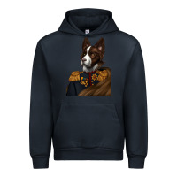 Navy Pet Portraits, Custom Pet Portraits, Renaissance Pet Portraits, Urban Hoodie - RanaPortraitStore
