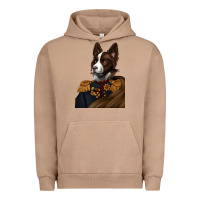 Pigment Burro Pet Portraits, Custom Pet Portraits, Renaissance Pet Portraits, Urban Hoodie - RanaPortraitStore