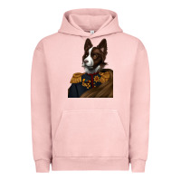 Pigment Salmon Pet Portraits, Custom Pet Portraits, Renaissance Pet Portraits, Urban Hoodie - RanaPortraitStore