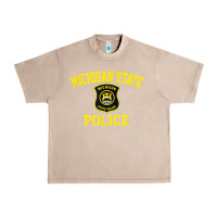 French Oak michigan state police Urban Heavy Tee - linhVisuals
