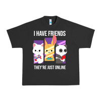 Pigment Black i have friends they are just online Urban Heavy Tee - linhVisuals