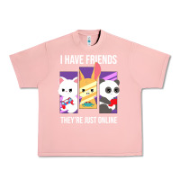 Salmon i have friends they are just online Urban Heavy Tee - linhVisuals