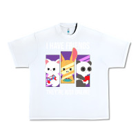 White i have friends they are just online Urban Heavy Tee - linhVisuals