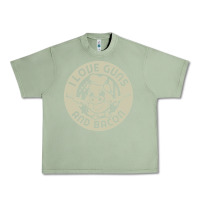 Oil Green i love guns bacon pork pig funny gun Urban Heavy Tee - linhVisuals