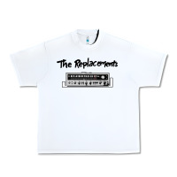 White radio the replacements Urban Heavy Tee - linhVisuals