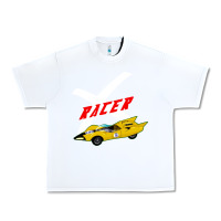 White racer x Urban Heavy Tee - linhVisuals