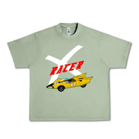 Oil Green racer x Urban Heavy Tee - linhVisuals