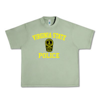 Oil Green virginia state police Urban Heavy Tee - linhVisuals