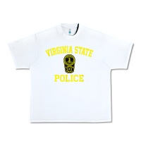 White virginia state police Urban Heavy Tee - linhVisuals