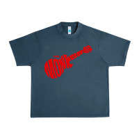 Midnight Navy red monkees Urban Heavy Tee - linhVisuals