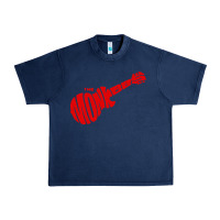 Navy red monkees Urban Heavy Tee - linhVisuals