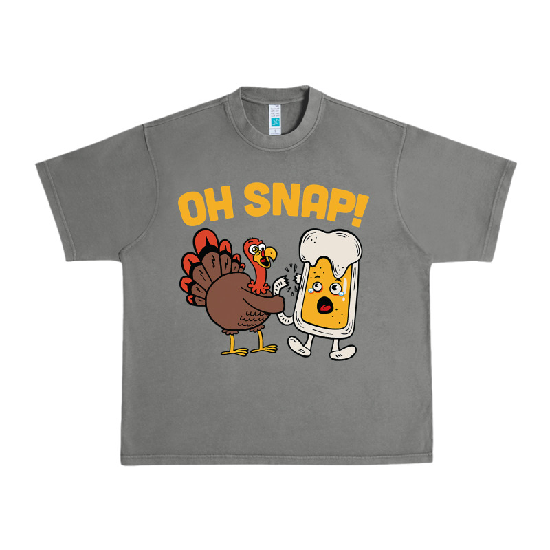 Oh Snap Thanksgiving Cute Turkey Day Urban Heavy Tee by linhVisuals | Teevron