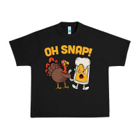 Black oh snap thanksgiving cute turkey day Urban Heavy Tee - linhVisuals