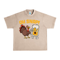 French Oak oh snap thanksgiving cute turkey day Urban Heavy Tee - linhVisuals