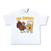 White oh snap thanksgiving cute turkey day Urban Heavy Tee - linhVisuals