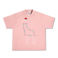 Salmon santa giraffe christmas color led Urban Heavy Tee - linhVisuals