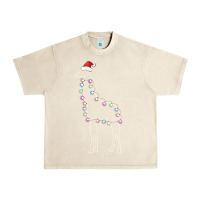 Sandshell santa giraffe christmas color led Urban Heavy Tee - linhVisuals