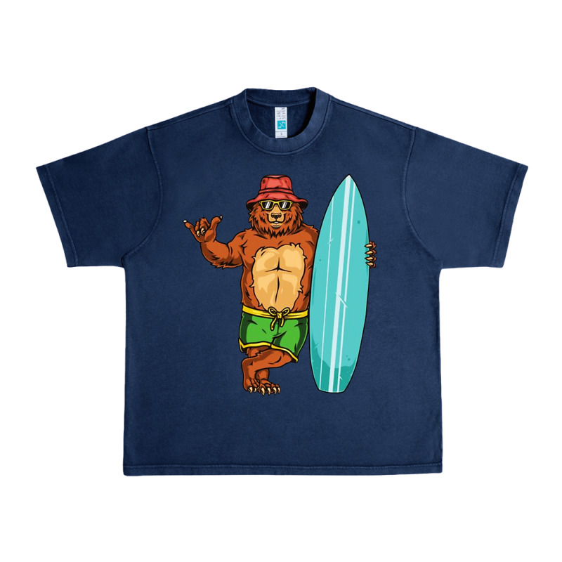 Surfing Premium Urban Heavy Tee by linhVisuals | Teevron
