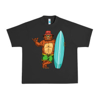 Pigment Black surfing premium Urban Heavy Tee - linhVisuals