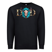 Black western dad with gemstone and skull Premium Sweatshirt - RanaPortraitStore