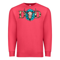 Cardinal western dad with gemstone and skull Premium Sweatshirt - RanaPortraitStore