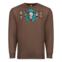Chestnut western dad with gemstone and skull Premium Sweatshirt - RanaPortraitStore